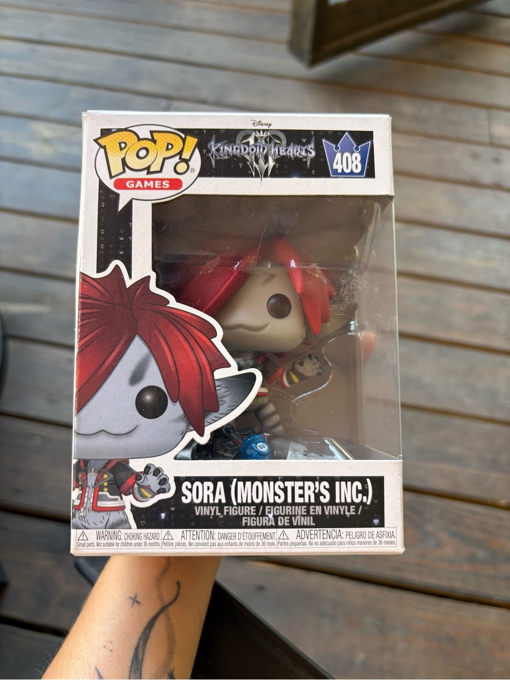 Funko Pop! Sora (Monster's Inc.) - Red and Gray Vinyl Figure (never opened)